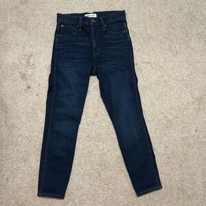 Madewell 10" High Rise skinny jeans 25S